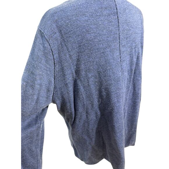 Eileen Fisher Cardigan Women L One Button Merino Wool Quiet Luxur Sweater - Picture 4 of 10